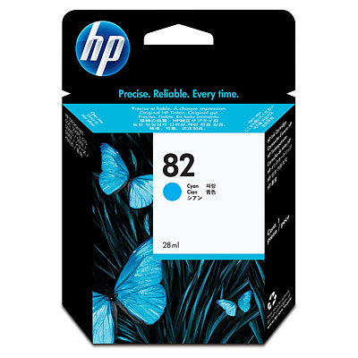 Mực in HP 82 69 ml Cyan Ink Cartridge (C4911A)